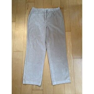 TAN VELVET PANTS Ralph Lauren Size 16 Cotton Blend Womens Trousers